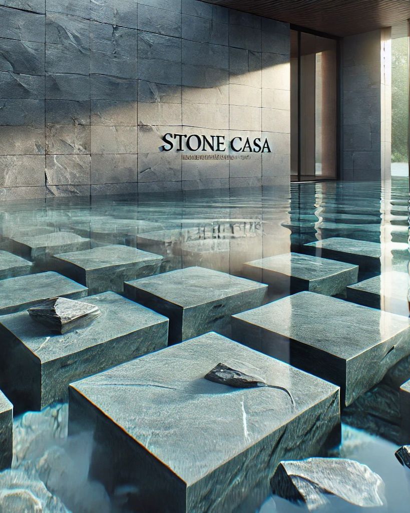 Piso Elevado Ardósia Áreas Submersas | Blog Stone Casa piso-elevado-de-ardosia-de-matacão
